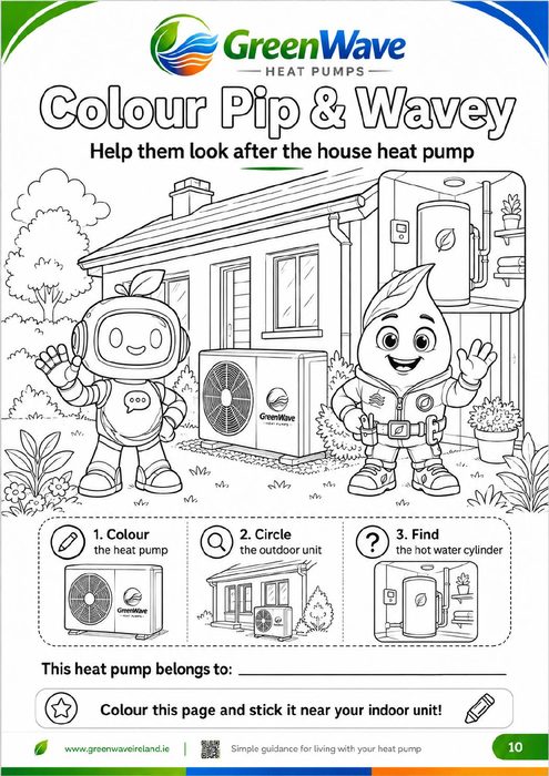 Guide colouring page preview